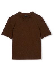 Rails Cotton Cashmere T-shirt - Espresso