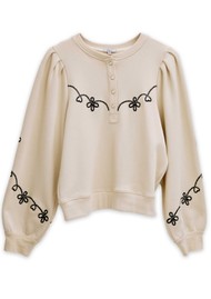 Rails Hanne Cotton Sweatshirt - Ecru