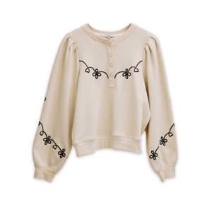 Hanne Cotton Sweatshirt - Ecru