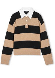 Rails Paxton Wool Blend Top - Oatmeal Black