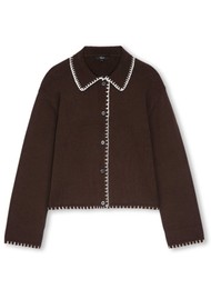 Rails Rayleen Heavyweight Cardigan - Brown/Ivory