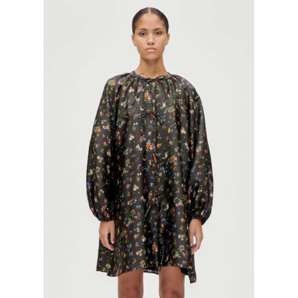 Stine Goya Women's Black Bow Dress - Magnolia Garden