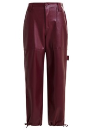 ESSENTIEL ANTWERP Itao Faux Leather Trousers - Margot Mauve