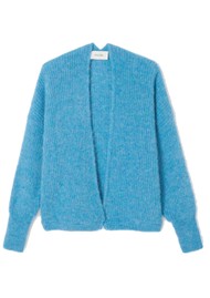 American Vintage East Short Cardigan - Celeste