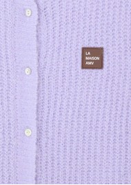 American Vintage East Sleeveless Cardigan - Lavande