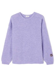 American Vintage East Ribbed Crewneck Jumper - Lavande