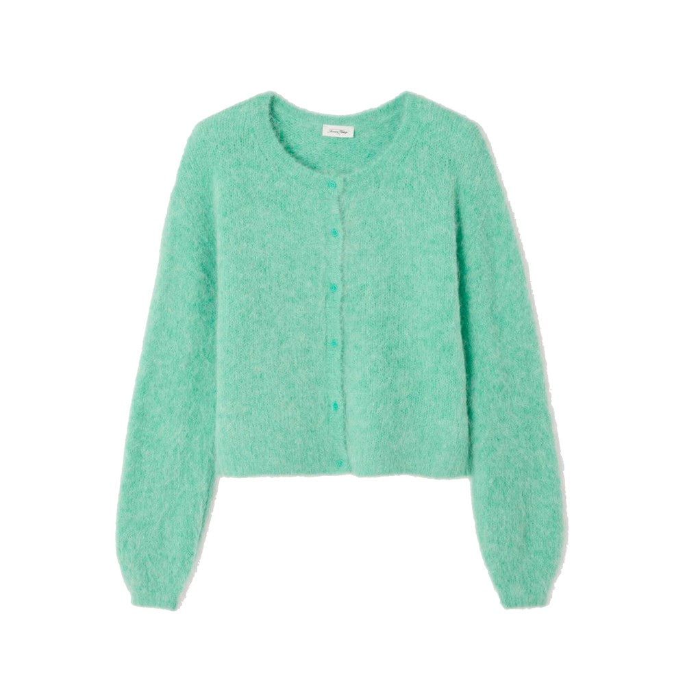 American Vintage Niby Alpaca Blend Cardigan - Mint