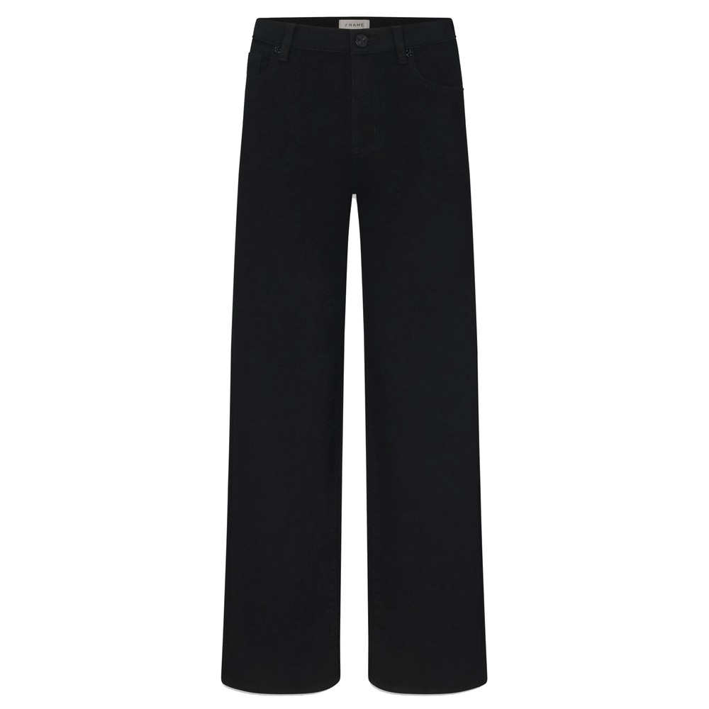 Frame Denim Women's Black Le Slim Palazzo Jean