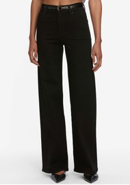 Frame Denim Le Slim Palazzo Jean - Black