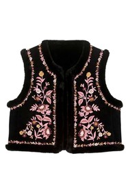 LOUISE MISHA Renee Reversible Gilet - Black