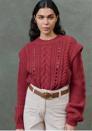 LOUISE MISHA Anika Wool Jumper - Grape