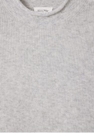 American Vintage Raxow Turtleneck Jumper - Heather Grey