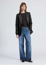RAG & BONE Miramar Terry Wide Leg Trousers - Petra