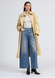 RAG & BONE Miramar Sofie Terry Ankle Wide Leg Trousers - Venic