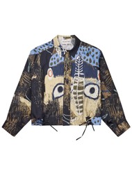 MUNTHE Loasta Silk Shirt - Printed Black