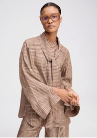 MUNTHE Lusty Check Shirt - Mocca