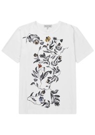 MUNTHE Lagga Organic Cotton T-Shirt - White
