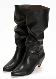 ANONYMOUS Jasmina 50 Leather Boot - Black