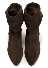 ANONYMOUS Jassi 50 Suede Ankle Boot - Coffee/Taupe
