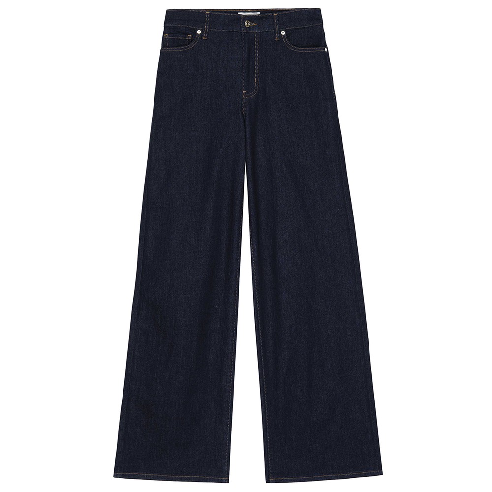 Frame Denim Women's Dark/Blue Le Slim Palazzo Jean - Rinse