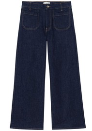 Frame Denim Le Slim Palazzo Modern Pocket Flare Jeans - Rinse