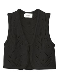 Ba&sh Giles Sleeveless Knitted Cardigan - Black