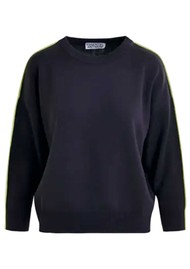 ESSENTIEL ANTWERP Iruby Wool Blend Jumper - Navy