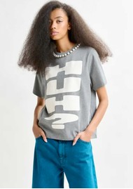 ESSENTIEL ANTWERP Isos Cotton T-Shirt - Shadow