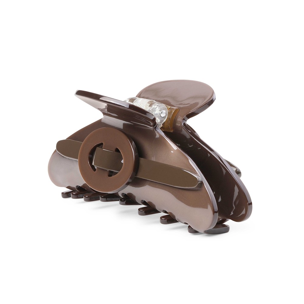Sui Ava Women's Brown Ida Rope Big Hairclip - Espresso