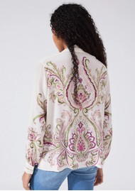 HAYLEY MENZIES Patti Silk Shirt - Jimi Cream