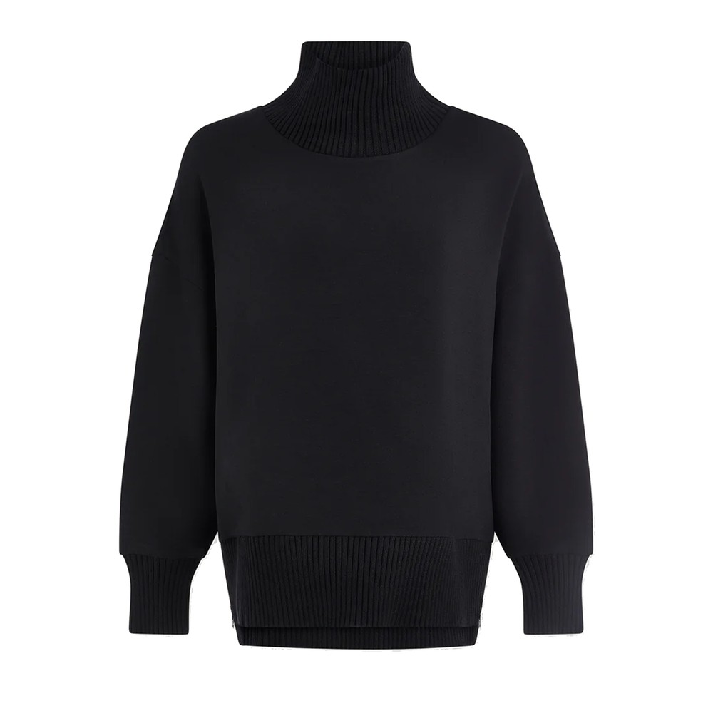 VARLEY Barker High Neck Sweatshirt - Black