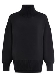 VARLEY Barker High Neck Sweatshirt - Black