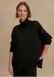 VARLEY Barker High Neck Sweatshirt - Black