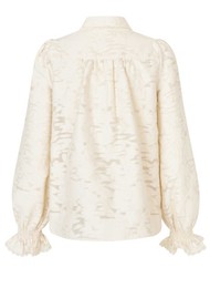 DEA KUDIBAL Daphne Cotton Jacquard Blouse - Creme