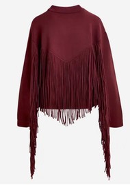 ESSENTIEL ANTWERP Istern Fringed Jacket - Margot Mauve
