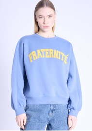 BERENICE Fraternite Sweatshirt - Sky Blue
