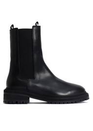 ANONYMOUS Haily High Cut Leather Boot - Black