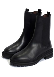 ANONYMOUS Haily High Cut Leather Boot - Black