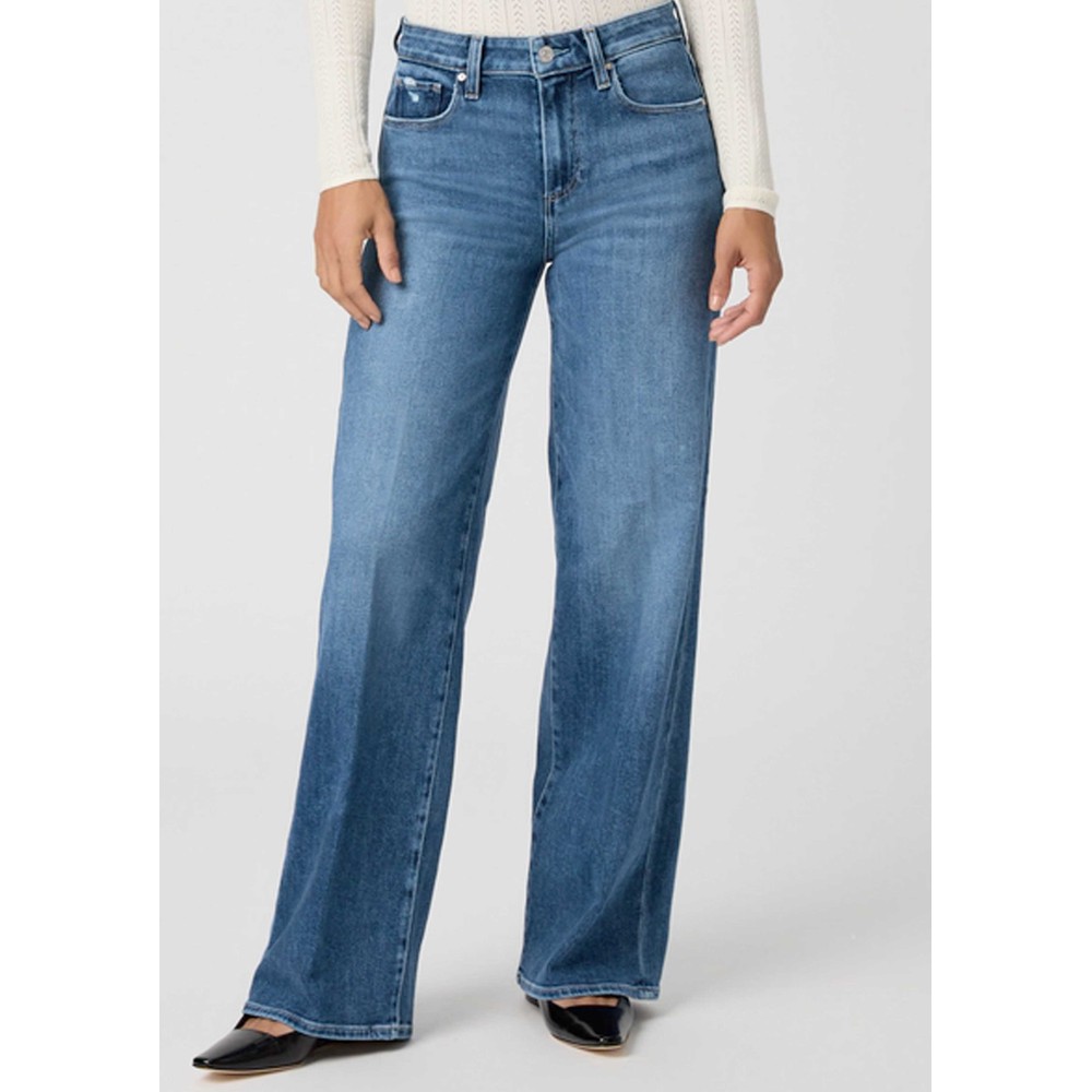 Paige Denim Tatum 32" Wide Leg Jean - Bookshelf