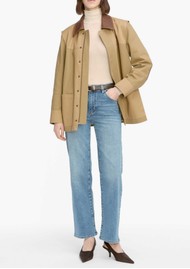 Frame Denim The Mellow Wide Leg Ankle Jean - Flip