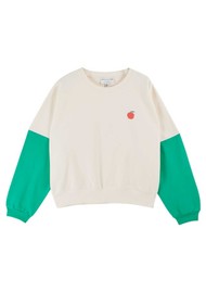 EMILE ET IDA Organic Cotton Central Park Sweatshirt - Creme