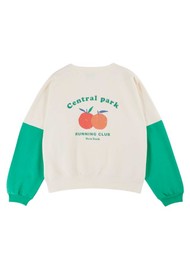 EMILE ET IDA Organic Cotton Central Park Sweatshirt - Creme