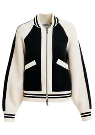 ESSENTIEL ANTWERP Idol Bomber Jacket - Combo1/Black