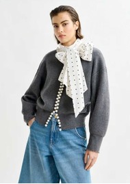 ESSENTIEL ANTWERP Ideas Pearl Cardigan - Shadow