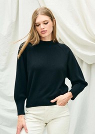 JUMPER 1234 Exposed Raglan Merino Wool Crew Jumper - Gravity