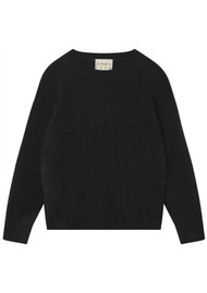 JUMPER 1234 Brushed Crew Cashmere Jumper - Night