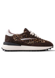 D.A.T.E Athleta Animalier Runner Trainer - Leopard