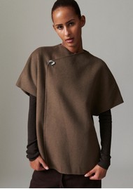 Day Birger et Mikkelsen Jen Short Sleeve Double Faced Wool Jacket - Chocolate Chip