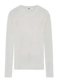 Day Birger et Mikkelsen Mariana Merino Wool Knitted Top - Ivory Shade