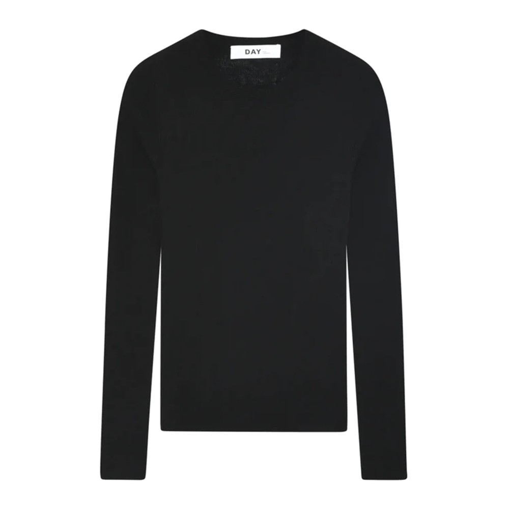 Day Birger Et Mikkelsen Women's Black Mariana Merino Wool Knitted Top